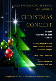 2018 Christmas Concert Flyer